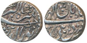 Jahangir, Silver Rupee, 10.91g, Delhi Mint, AH 1033/17, Month Aban (KM 146.6). About Extre