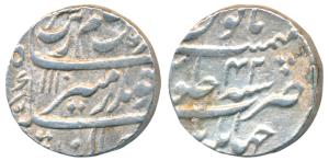 Aurangzeb, Silver Rupee, 11.64g, Jahangirnagar (Dhaka) Mint, AH 1110/42 (KM 300.40). Very 