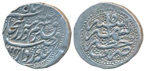 Shuja al-Mulk second reign (AH 1218-1224, 1803-1808 AD), Silver Rupee, 10.84g, Kashmir Min