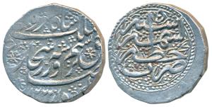Shuja al-Mulk second reign, Silver Rupee, 10.85g, Kashmir Mint, AH 1222 (KM 598). Very Fin