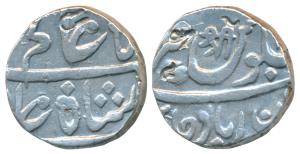 Mominabad urf Chakan Mint, Silver Rupee, 11.28g, in the name of Shah Alam II, with ’Shri’ 
