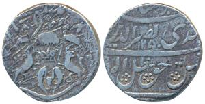 Nasir-ud-din Haider (AH 1243-1253, 1827-1837 AD), Silver ½ Rupee, 5.19g, Dar al-Amret Lakh