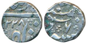 Sikandar Jah (AH 1218-1244, 1803-1829 AD), Silver ½ Rupee, 5.58g, Khujista Bunyad (Auranga