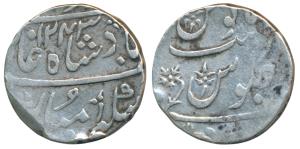 Ahmedabad Mint, Silver ½ Rupee, 5.73g, in the name of Muhammad Akbar II, AH 124X (KM 260.1