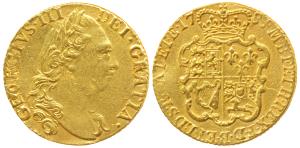 Great Britain, George III, Gold Guinea, 7.97g, 1781, popularly known as Spade Guinea, rev.