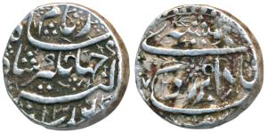 Jahangir, Silver Rupee, 11.41g, Lahore Mint, Bada Bar Hamesha couplet, AH (102)7/13, mint 