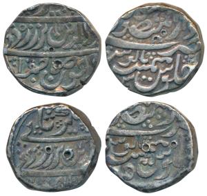 Dar-ul-Mansur Jodhpur Mint, Silver Rupee (2), in the name of Alamgir II, AH 1173/5 and 118