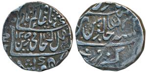 Mahadji Rao (AH 1175-1209, 1761-1794 AD), Silver Rupee, 10.87g, Narwar Mint, in the name o