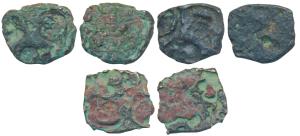 Archaic Punch Marked Coinage, Chandraketugarh region attributed to Vanga Janapada, Copper 
