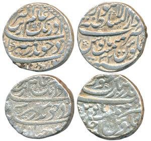 Aurangzeb, Silver Rupee, 11.33g, Bandar e-Mubarak Surat Mint, RY Ahd; Dar us-Sultanate Lah