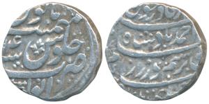 Ahmed Shah Durrani (AH 1160-1186, 1747-1772 AD), Silver Rupee, 11.08g, Anwala Mint, RY 14 