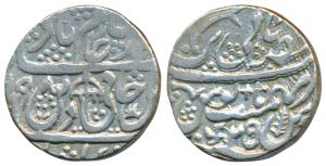 Faizullah Khan (AH 1167-1208, 1754-1794 AD), Silver Rupee, 10.89g, Qasbah Panipat Mint, in