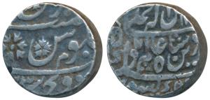 Indore Feudatory, Sironj, Silver Rupee, 11g, Sironj Mint, in the name of Shah Alam II, wit