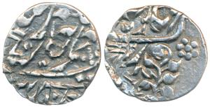 Yajna Narayan (AH 1345-1357, AD 1926-1938), Silver ¼ Rupee, 2.63g, with the name of King G