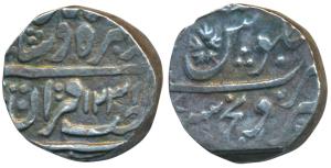 Amir Khan (AH 1213-1250, 1798-1834 AD), Silver Rupee, 10.71g, Sironj Mint, in the name of 