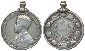 Meritorious Service Medal, Silver, awarded to 314 Dafadar Gulab Singh, Hyderabd Indian Sta