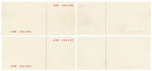 Rupees 10, Error, the front and back are blank, although the serial number is prominent on