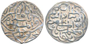 Jalal al-din Muhammad Second Reign (AH 821-836/37, AD 1418-1432/3), Silver Tanka, 10.66g, 