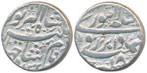 Jahangir, Silver Rupee, 11.20g, Lahore Mint, ‘Bada Bar’ couplet, AH 1032/18, mint name at 