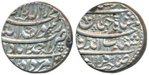 Shah Jahan, Silver Rupee, 11.41g, Ahmedabad Mint, Month Amardad, legend in four lines (KM 
