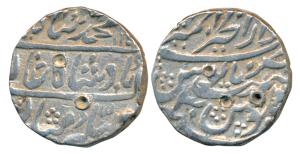 Muhammad Shah (AH 1131-1161, 1719-1748 AD), Silver Rupee, 11.31g, Dar al-Khair Ajmer Mint,