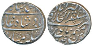 Muhammad Shah, Silver Rupee, 11.41g, Mustaqir al-Khilafat Akbarabad Mint, AH 113X/Ahd, com