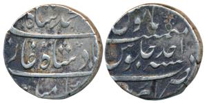 Muhammad Shah, Silver Rupee. 11.56g, Akbarnagar Mint, AH 11XX/Ahd (KM 436.4). Very Fine+, 