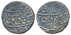 Shah Alam II (AH 1174-1221, 1759-1806AD), Silver Rupee, 11.20g, Dar ul-Khilafat Shahjahana