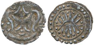 Burma (Myanmar), Kingdom of Funan, Silver Unit, 6.43g, obv. stylized rising sun (likened t