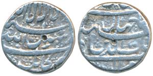 Shah Jahan, Silver Rupee, 11.26g, Kabul Mint, mint name on obv bottom (KM 224.11). About V