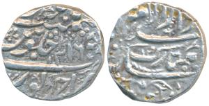 Sadiq Muhammad Khan III, Silver Rupee, 7.89g, Ahmadpur Mint, RY 6 (KM Y3.2). Very Fine+.