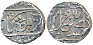 Jayaji Rao, Silver Rupee, 11.02g, Gwalior Fort Mint, in the name of Muhammad Akbar II, RY 