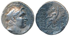 Seleucid Kings of Syria, Demetrius I (162-150 BC), Silver Tetradrachm, 15.19g, obv. diadem