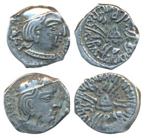 Western Kshatrapas, Svami Rudrasenasa III, son of Svami Rudradaman II, as Mahakshatrapa, S