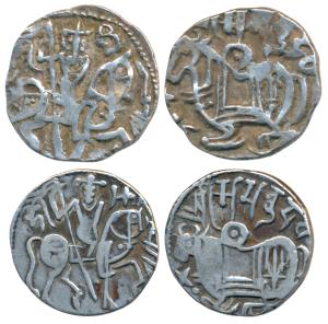 Hindu Shahis of Kabul and Ohinda, Samantadeva (c. 850-1,000 AD), Silver Drachma, 3.29g & 3