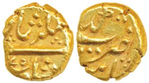 Alamgir II, Gold Pagoda, 3.33g, Imtiyazgarh Mint (KM 468.1). Very Fine+, Scarce.