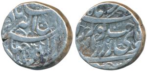 Jahangir, Silver Heavy Rupee, 13.46g, 20% overweight, Kashmir Mint, ’Sakhat Noorani’ coupl