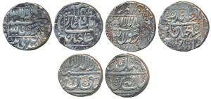 Shah Jahan, Silver Rupee (3), Patna Mint, AH 1045/8, legend within square area; Golkonda M