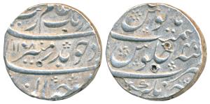 Aurangzeb, Silver Rupee, 11.47g, Ahmednagar Mint, AH 1108/40 (KM 300.3). Very Fine.