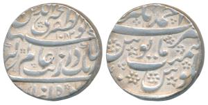 Aurangzeb, Silver Rupee, 11.44g, Ahmednagar Mint, AH 1082/(1)4, with the emperor’s full na