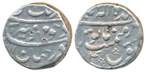 Aurangzeb, Silver Rupee, 11.44g, Baldat Allahabad Mint, AH (10)71/4, mint name with epithe