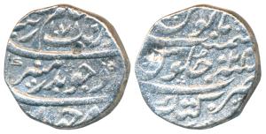 Aurangzeb, Silver Rupee, 11.39g, Katak Mint, AH 1071/21, complete mint name at bottom on r