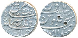Aurangzeb, Silver Rupee, 11.42g, Solapur Mint, AH 1097/31 (KM 300.82). Very Fine, Scarce.