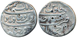 Azam Shah (AH 1118-1119/ 1707 AD), Silver Rupee, 11.03g, Ahmedabad Mint, AH 1119/Ahd, comp