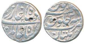 Shah Alam Bahadur, Silver Rupee, 11.26g, Multan Mint, AH 1120/2, Sikka-i-Shah Alam Badshah