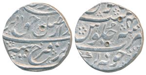 Farrukhsiyar, Silver Rupee, 11.53g, Junagadh / Junagarh Mint, RY 4, near complete mint nam