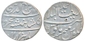 Rafi ud-Darjat (AH 1131, AD 1719), Silver Rupee, 11.52g, Zinat al-Bilad Ahmedabad Mint, AH
