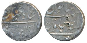 Shah Jahan II, Rafi ud-Daula, Silver Rupee, 11.53g, Murshidabad Mint, AH 1131/ Ahd, (KM 41