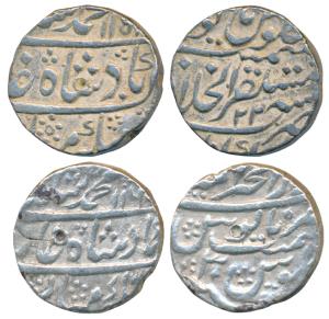Muhammad Shah, Silver Rupee, 11.09g & 11.37g, Dar al-Khair Ajmer Mint, AH 1160/30; Mustaqi