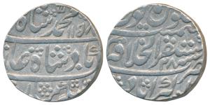 Muhammad Shah, Silver Rupee, 11.28g, Mustaqir al-Khilafat Akbarabad Mint, AH 1158/28, comp